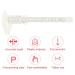 6 Inch Double Scale Eyebrow Ruler Sliding Gauge for Permanent Makeup - Tattoo Shaping Tool for Precision Measurements - Buy Online on GoSupps.com