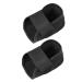 FRCOLOR 1pair Heel Protector Heel Pad Reusable Pads Roller Bottles Key Chain Gel Heel Cups Feet Cushions Heel Support Heel Covers Heel Cups for Dry Heels Ok Cloth Non-Slip Heel Cover Black 13x6cm