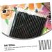 SOESFOUFU 100pcs Disposable Eyeliner Makeup Brush Applicator Eyeliner Brush Head Black Artificial Fiber - Buy Online on GoSupps.com
