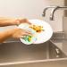 Wood Pulp Sponge Wipe - Flower Pattern Dish Sponges for Washing Dishes Kitchen Sponges Pack Hangable Design for Kitchen Cleaning Tables - Buy Online on GoSupps.com