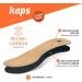 Buy 3 Pair Pack Pecari Carbon Shoe Insoles - Comfortable Sheepskin Leather with Activated Carbon - Kaps Women Size 36 EUR / 5 US - Buy Online on GoSupps.com
