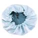 ABOOFAN Satin Bonnet Satin Bonnet Night Cap Silk Satin Wide Band Bonnet Night Head Cover Soft Hair Turbans for Women Hair Beauty Hair Care Cap Blue Satin Bonnets Satin Bonnets