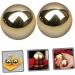 Magiclulu 4-Piece Brass Massage Balls | Baoding Fitness Balls for Stress Relief & Wellness - Buy Online on GoSupps.com