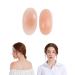 Soft Silicone Shoulder Pads Anti-Slip Invisible Shoulder Pads Individually Wrapped Sticky Dimensional Shoulder Pads Shoulder Enhancer Pads for Womens Clothing(Skin Color)