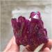 Rose red electroplated Crystal Gemstone Cluster Flower Reiki Crystal Stone for Home deocr - Buy Online on GoSupps.com