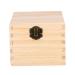 Minkissy 3 pieces of storage box for essential oils blank wooden boxes essential oils carrying bag jewelry gift boxes donor container wooden box wooden box case