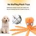 CPYOSN Dog QuietSchandkrake - No Stuffing Crinkle Plush Interactive Toy for Small & Medium Dogs | Durable & Fun Blue + Orange - Buy Online on GoSupps.com