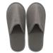 Uni-Wert 10 Pairs Disposable Slippers SPA Hotel Slippers Unisex Adult Disposable Slippers Terry Cloth Slippers 37/44 EU Grey