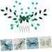 Angoily Rhinestone for Hair Rhinestone Hair Comb Green Hair Accessories Hair Gems for Women Hair Rhinestones Bride Hair Accessory Wedding Tiara Crystal Decorate Beautiful Women's - Buy Online on GoSupps.com