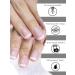 Kalolary 32PCS Cured Gel Nail Polish Strips Adhesive Full Wrap Gel Nail Art Sticker Waterproof Gel Nail Wrap Stickers with Nail File and Stick(UV/LED Lamp Required) (Transparent) - Buy Online on GoSupps.com