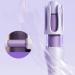 Rotating Curling Iron - Automatic Hair Curler with Fast Heating & 4 Adjustable Temps for Perfect Hair Styling - Purple - Buy Online on GoSupps.com