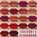 18Pcs Capsule Pills Matte Lipstick Set for Long Lasting, Original 24 Hour Stay On Lipstick & Lip Liner Makeup Kit for Women - Nude Red DNM - Buy Online on GoSupps.com