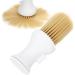 Soft Hair Neck Duster Brush with Talcum Powder Press Salon & Travel Styling Tool for Fine & Soft Hair (White) - Buy Online on GoSupps.com