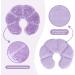NEWGO Breast Ice Pack 2 Pack - Hot Cold Therapy Gel Pads for Nursing Mothers - Pain Relief After Breast Surgery - Mastitis Relief - Soft Plush Backing (Purple) - Buy Online on GoSupps.com