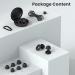 Buy Reusable Noise Cancelling Ear Plugs - 2 Sets of Soft Silicone Earplugs for Sleeping & Concerts 28dB Hearing Protection 8 Pairs Tips S/M/L - Black - Buy Online on GoSupps.com