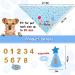 Yicostar Dog Birthday Party Supplies - Bandana Scarf & Birthday Hat Set for Dogs - Blue Pet Birthday Accessories - Buy Online on GoSupps.com