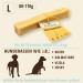 Petlove Hard Cheese for Dogs - 100% Natural Chewing Bones | Cauca Cheese Dental Chew | Ideal for On-the-Go | Size L (80-110G) - Buy Now! - Buy Online on GoSupps.com