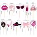 60Pcs Princess Cupcake Toppers Pink Glitter Girl Cupcake Picks High Heel Lips For Princess Theme Baby Shower Decorations Wedding Anniversary Girl Birthday Party Supplies Style3 Color02 - Buy Online on GoSupps.com