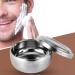 Men's Wet Shaving Soap Mug Bowl - Silver Metal Face Cleaning Tool with Lid for Ultimate Grooming Experience - Buy Online on GoSupps.com