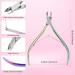 Cuticle Trimmer with Cuticle Pusher Cuticle Remover Cutter Nipper and Cuticle Nail Pusher Peeler Scraper Durable Dead Skin Clipper Manicure Pedicure Tools (Colorful) - Buy Online on GoSupps.com