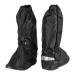 Comfecto Water Resistant Motorcycle Boot Shoe Covers size Men 10-11 with Reflective Heels and Sturdy Zipper Elastic Bands for Outdoor Hiking Camping Fishing to Keep Shoes Dry