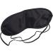 Black Eye Cover for Restful Sleep and Str - Traveling - Eye Mask Eye Shade Nap Cover Travel Office Sleeping Rest Aid Cover Blindfold Eye Patch - Buy Online on GoSupps.com
