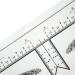 50pcs Disposable Eyebrow Ruler Stencils for Microblading & Tattoo | Model B-50pcs - Buy Online on GoSupps.com