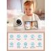 Vsifehso Babyphone with Camera - 5 Baby Monitor 720p Two-Way Audio Night Vision Temperature Monitoring Lullaby Alarm - International Shipping Available - Buy Online on GoSupps.com
