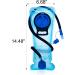 Mothybot Hydration Bladder 3L 2L 1.5L - Leak Proof Water Reservoir for Hydration Pack - Quick Release Insulated Tube - Auto Shut-Off Valve - Outdoor 1.5L (32cm x 16cm) - 50oz/70oz/100oz - Buy Online on GoSupps.com