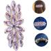 minkissy Accessories spring hair accessories bridal flower barrette crystal hairpin bridal floral crystal barrette wedding hair clip purple bridesmaid alloy Bobby Hair Wedding - Buy Online on GoSupps.com