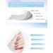 Kalolary Gel Nail Polish Strips Nail Gel Art Sticker Waterproof Full Nail Wraps Decal Sets with Nail File and Stick for Women Girls Nail Art Decor (UV/LED Lamp Required) (Shiny White) - Buy Online on GoSupps.com