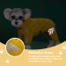 Fychuo Dog Raincoats Waterproof Small Dog Raincoat with Legs Breathable Puppy Raincoats with Reflective Strips & Hood Lightweight Windproof Jacket for Small Breeds Dogs (S Size) Yellow - Buy Online on GoSupps.com