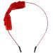 Bow Hairband Soft Elastic Bowknot Headband Hair Accessories For Children Adults Red