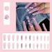 24Pcs/Set Long Ballet Pink Butterfly Diamonds False Nails Acrylic Fake Nails Full Cover Nails Tips Artificial Finger Manicure Press on nails for Women and Girls - Buy Online on GoSupps.com