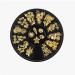Beach Theme Nail Art Stickers & Gold Metallic Studs - Ocean Marine Summer Decoration for Acrylic Nails - Buy Online on GoSupps.com