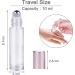 Alledomain 10Pcs 10ml Essential Oil Roller Bottles Refillable Transparent Glass Roll on Bottles Clear Roll Bottles with Stainless Steel Balls & Rose Gold Cap Include 12 Labels Dropper & Opener Color 3 - Buy Online on GoSupps.com