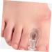 Clear Silicone Toe Separators for Men - 4 Pairs Hammer Spacer Valgus Adjuster Tool for Foot Splitters - Buy Online on GoSupps.com