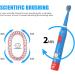 Kids Sonic Electric Toothbrush Rechargeable Smart Toothbrush for Children Toothbrush for Toddlers Age 3-12 with 30s Reminder 2 Mins Timer 6 Modes 6 Brush Heads Wall-Mounted Holder 8630 Blue+ 6 Heads+holder(package Might Vary) - Buy Online on GoSupps.com
