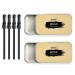 Ownest 2 PCS Eyebrow Soap Kit,Brows Styling Soap,Long Lasting Waterproof Smudge Proof Eyebrow Styling Pomade for Natural Brows, 3D Feathery Brows Makeup Balm 2pcs