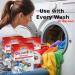 Swirl Colour Run Remover Laundry Sheets - Avoid Colour Transfer in Mixed Washes Ideal for Brightly Coloured Clothing Washing Sheets for Colour Protection Color Catcher 3x12 pack + Cheeroo Magnet - Buy Online on GoSupps.com