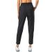 Obla Women's Lightweight Golf Pants | High Waisted Casual Track Work Ankle Pants - Black Large - Buy Online on GoSupps.com