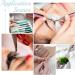 Unicraftale Gold Stainless Steel Eyelash Extension Tweezers Precision Curved Angled Tools (2-Pack) - Buy Online on GoSupps.com