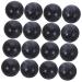 HOMSFOU 16 pcs jade ball relaxation balls for collective ball foot massager Stressball jadeball for health exercises relief ball from jade sport massage ball fingertip ball older mediumx8pcs blackx8stk