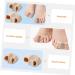 Hemoton 4pcs Toe Straightener Wraps Big Toe Separator with Adjustable Silicone Dividers - Foot Care Supplies for Toe Separation and Pain Relief - Buy Online on GoSupps.com