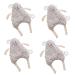 Ciieeo toys 4 pieces of baby comfort towel Newborn towels for little girl baby pacifier ceiling baby bitter cloth cuddling blanket for babies bite soothing towel doll