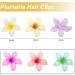 REYIN-CHHN Small Flower Hair Clips for Girls 1.8 inch Hawaiian Plumeria Flower Hair Clips For Women Frangipani Flower Clips Cute Hair Accessories Luau Tropical Party Decoration - Buy Online on GoSupps.com
