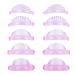 Eyelash Perming Pads Eyelash Perming Curler Shield Pads with Seashells Design - Silicone Eyelash Perming Curler Lash Lifting Pads Eyelash Perming Curler Shield Pads Self-Adhesive