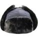 Basic Solid Dark Grey Aviator Trapper Hat with Ear Flaps | One Size Warm Winter Bomber Ushanka Eskimo Hat - Buy Online on GoSupps.com
