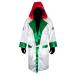 Cleto Reyes Satin Boxing Robe with Hood - Medium - Mexican Flag