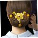 FRCOLOR Metal Flower Barrettes Hairpin Back of Head Vintage Alloy Ponytail Barrette - Buy Online on GoSupps.com